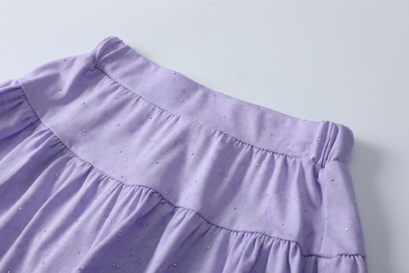 Dívčí kraťasy / šortková sukně Kugo CY1099 fialová